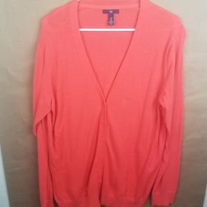 Orange Gap Cardigan Sweater SZ. XL